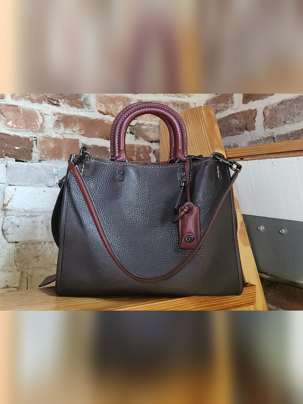 Coach First Generation 1941 Rogue 30 In Oxblood #RG-20315